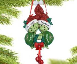 Turtle Couple Ornament