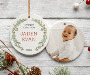 My First Christmas Photo Christmas Ornament