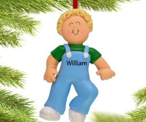 Baby's First Steps Boy or Girl Personalized Christmas Ornament