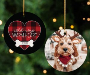 Cold Nose Warm Heart Christmas Ornament