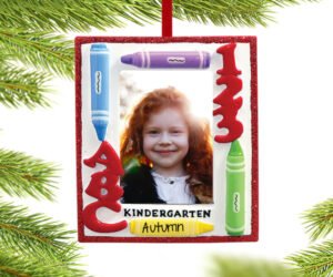 Kindergarten Picture Frame Ornament Ornament
