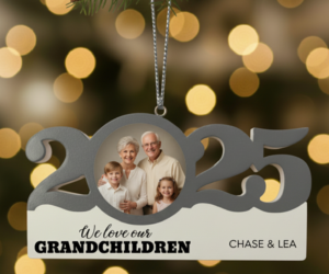 Personalized Dated Grandchildren Ornament