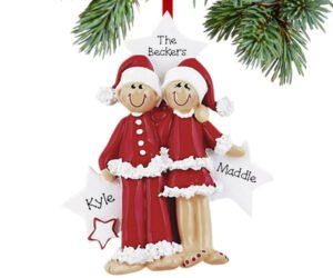 Santa Couple Ornament