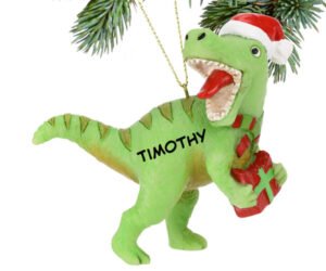 Christmas TRex Ornament