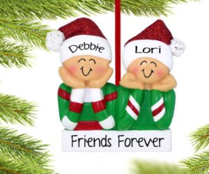 Head in Hands Couple Ornament