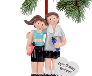 Workout Couple Ornament