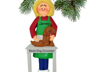 Dog Groomer Personalized Ornament