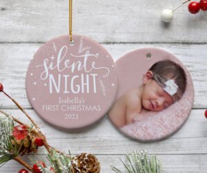 Baby's First Christmas Silent Night Christmas Ornament