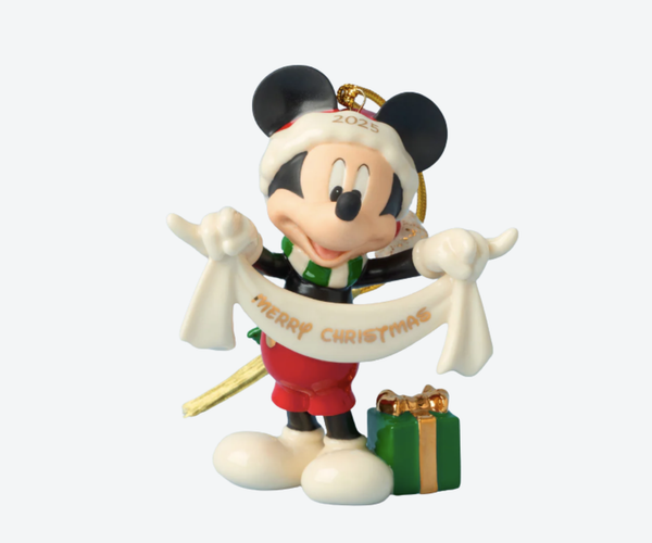 Disney Mickey Mouse Merry Christmas Ornament 2025