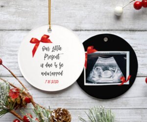 Sonogram Christmas Ornament
