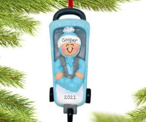 Baby Stroller Personalized Ornament