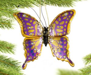 Rainbow Butterfly Ornament