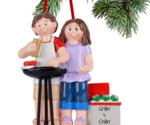 Bbq Couple Ornament