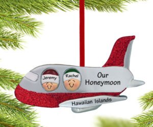 Airplane Family or Friends Personalized Ornament