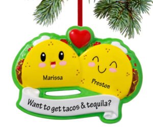 Taco Couple Ornament