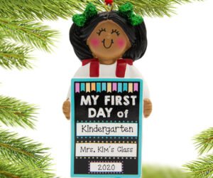 First Day of School Personalized Ornament