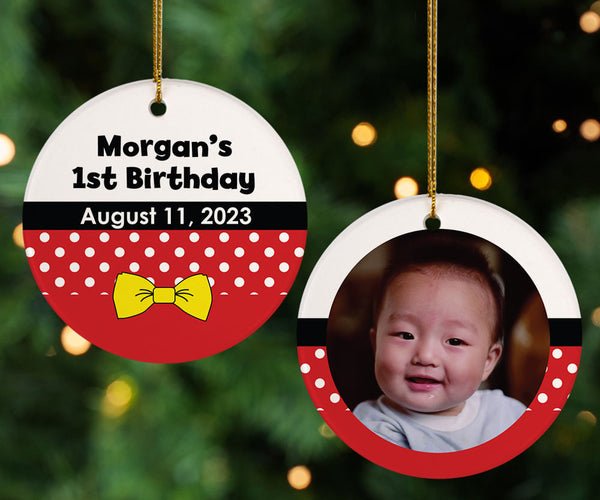 First Birthday Christmas Ornament