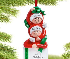 Present Couple Ornament