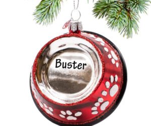 Dog & Cat Pet Bowl Ornament