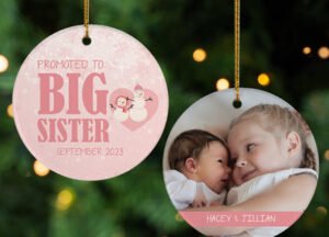 personalized personalized promoted to big brother christmas ornament – Christmas ornament, holiday tree decoration or gift