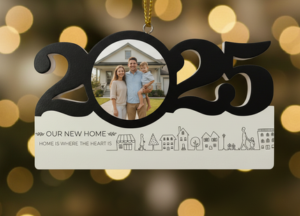 Personalized Dated New Home Ornament