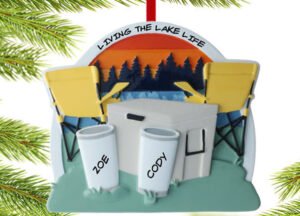 personalized personalized lake life cooler couple christmas ornament – Christmas ornament, holiday tree decoration or gift