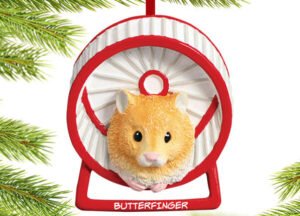 personalized personalized hamster christmas ornament – Christmas ornament, holiday tree decoration or gift